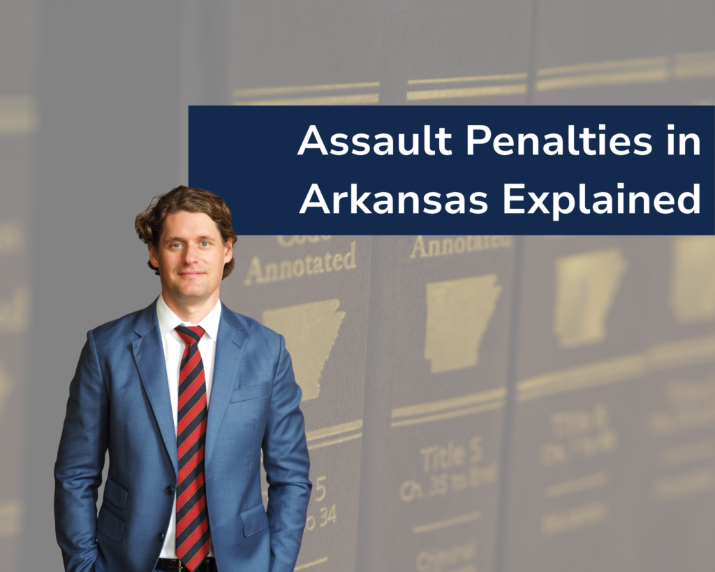 Graphic: Kale Ludwig in foreground, close-up of the Arkansas Code Annotated in background.