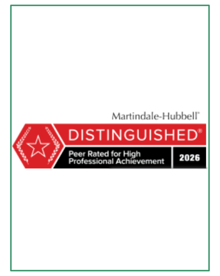 Martindale Distinguished
